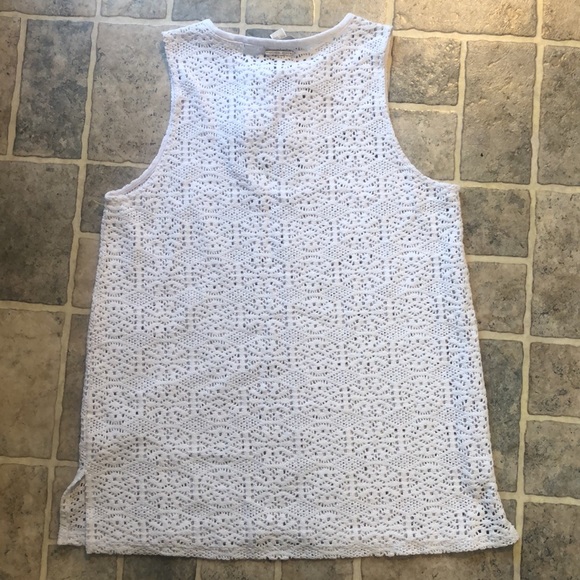 Michael Kors Crochet Lace Up Sleeveless Top NWT - Picture 7 of 8